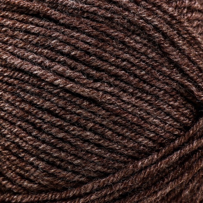 Пряжа "Superlana Klasik" 25% шерсть, 75% акрил 280м/100гр (240 коричн.меланж)