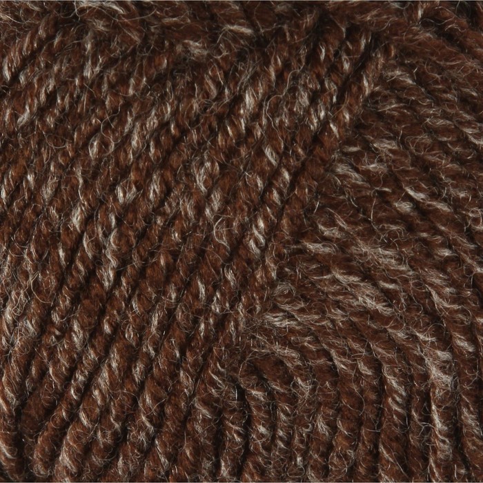 Пряжа "Superlana midi" 25% шерсть, 75% акрил 170м/100гр (804 коричн. меланж)