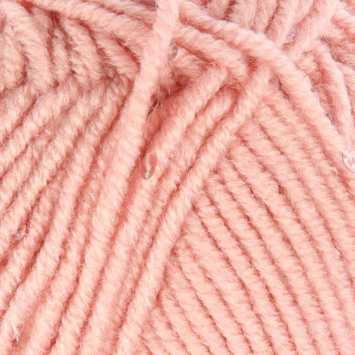 Пряжа "Superlana midi pullu" 23% шерсть,67% акрил,5% п/а,5% пайетки 150м/100гр (161 пудра)