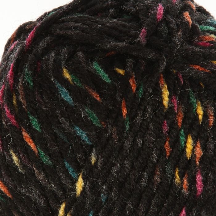 Пряжа "Superlana midi mosaic" 25% шерсть, 75% акрил 170м/100гр (5509)