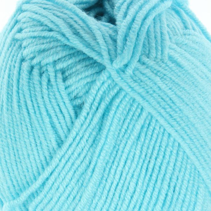 Пряжа "Happy baby" 65% акрил, 35% полиамид 330м/100гр (128 светло бирюзовый)