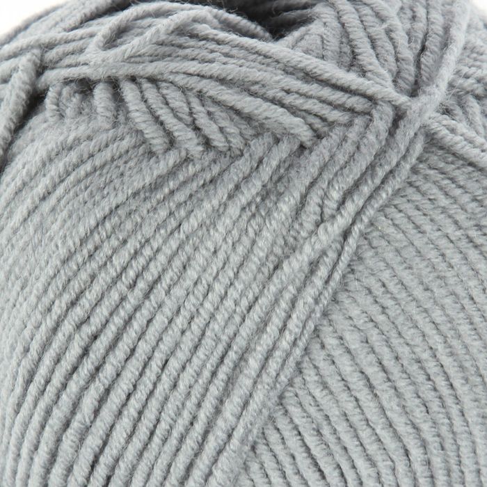 Пряжа "Happy baby" 65% акрил, 35% полиамид 330м/100гр (119 серый)