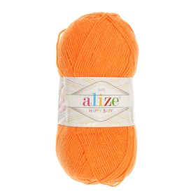 

Пряжа "Happy baby" 65% акрил, 35% полиамид 330м/100гр (483 оранж)