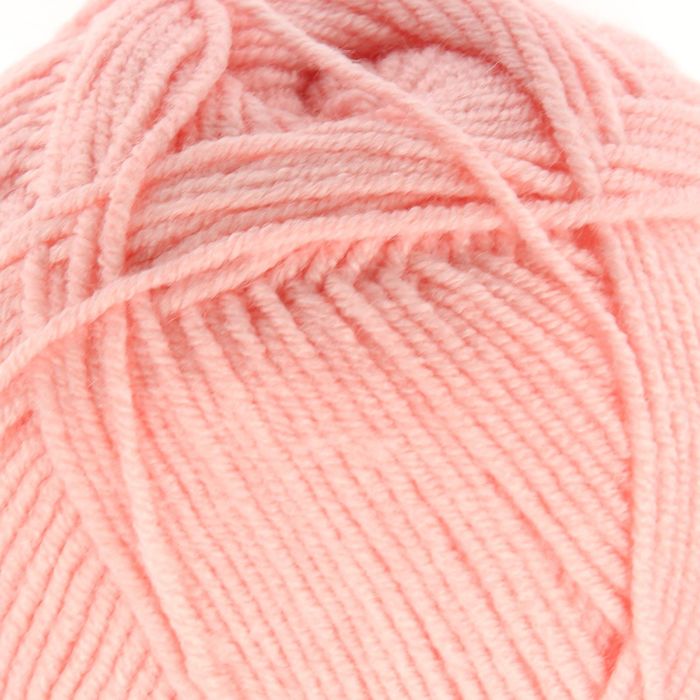 Пряжа "Happy baby" 65% акрил, 35% полиамид 330м/100гр (371 светло коралловый)