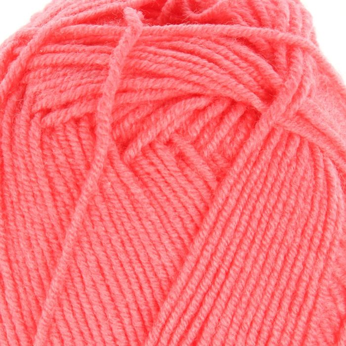 Пряжа "Happy baby" 65% акрил, 35% полиамид 330м/100гр (359 розовый леденец)