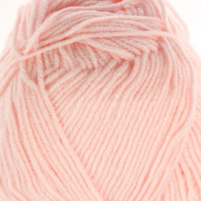 Пряжа "Happy baby" 65% акрил, 35% полиамид 330м/100гр (340 светло розовый)