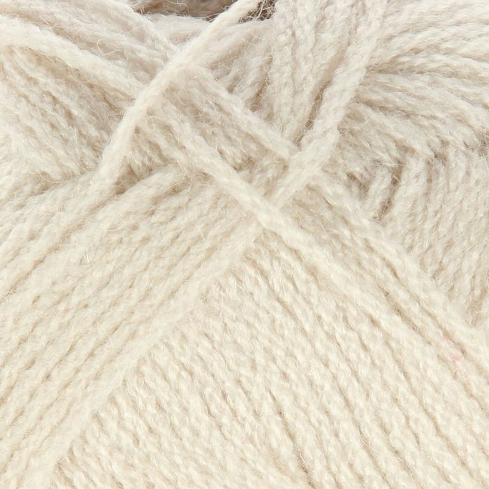 Пряжа "Superlana Zincir" 25% шерсть, 75% акрил 280м/100гр (599 слоновая кость)