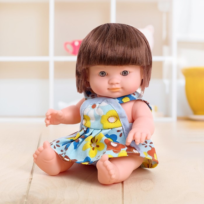 Пупс "Танюша" в летнем платье, МИКС