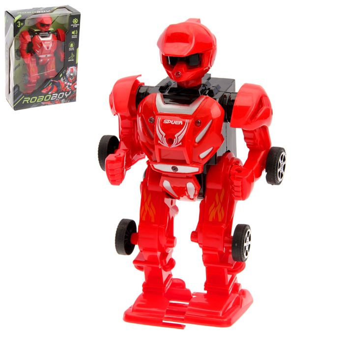 Робот ROBOBOY, световые и звуковые эффекты, ходит