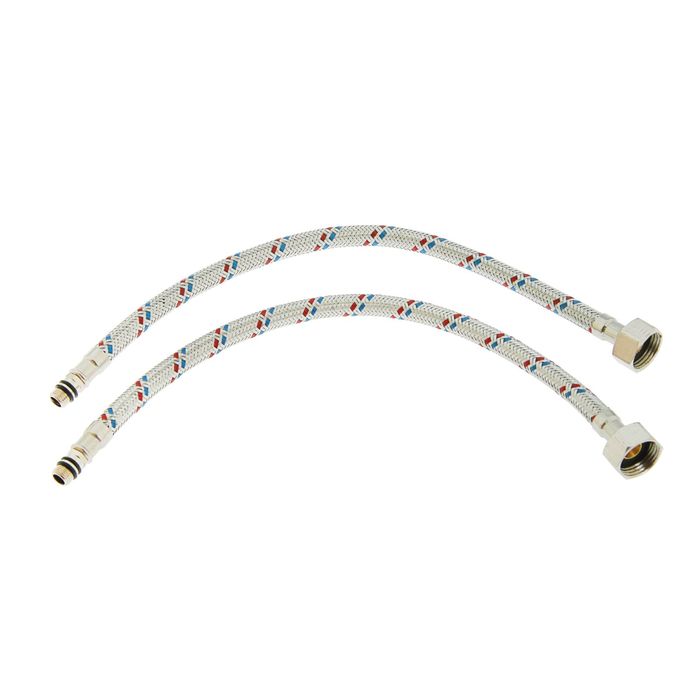 Смеситель для раковины RMS SL62-161F, двухрычажный, с гайкой, латунь, хром