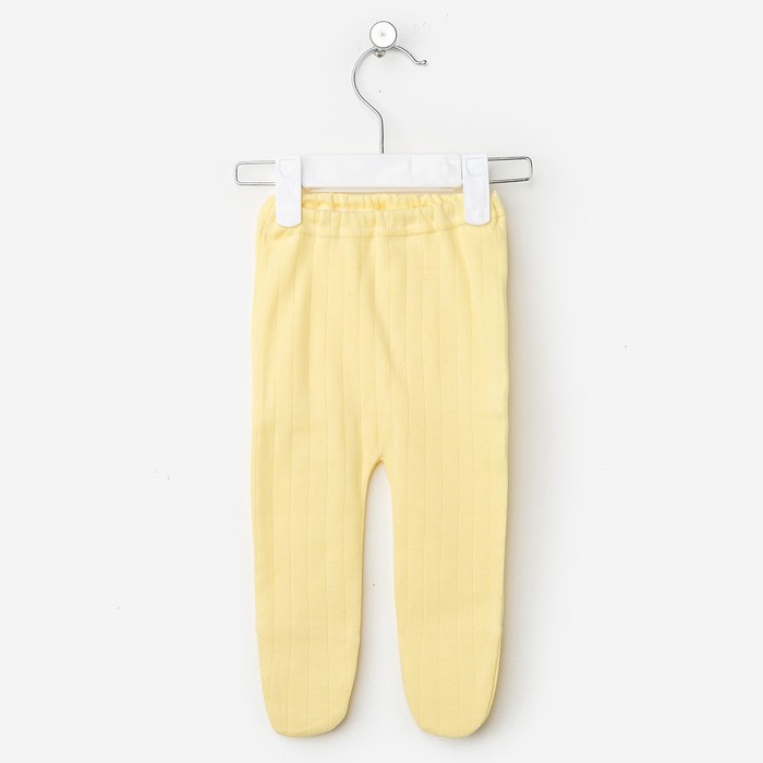 Ползунки детские, рост 62-68 см, цвет жёлтый