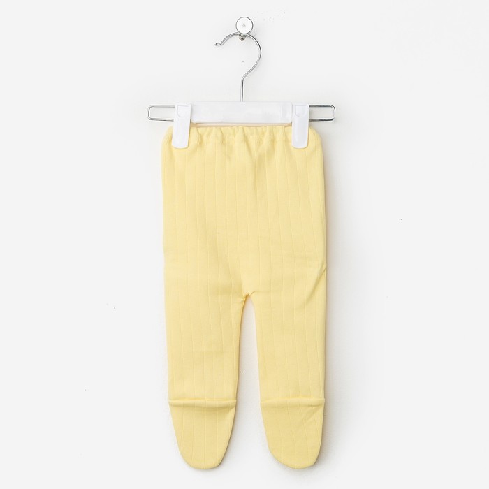 Ползунки детские, рост 62-68 см, цвет жёлтый