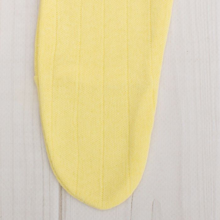 Ползунки детские, рост 62-68 см, цвет жёлтый