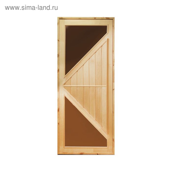 

Дверь для бани и сауны "Углы", 170х80