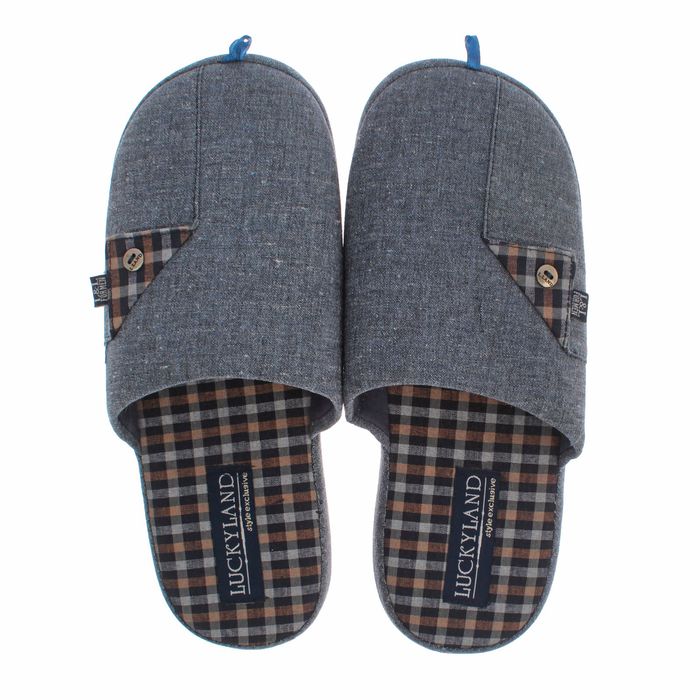 Тапочки мужские арт. 2062M-ASC-W (серый) (р. 46)