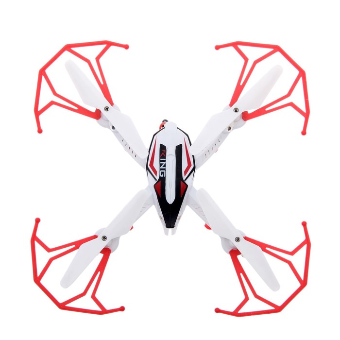 Квадрокоптер радиоуправляемый DH-X10, работает от аккумулятора, световые эффекты, МИКС