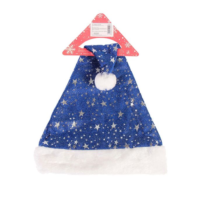 Колпак новогодний "Небо" звёзды 28*40 см
