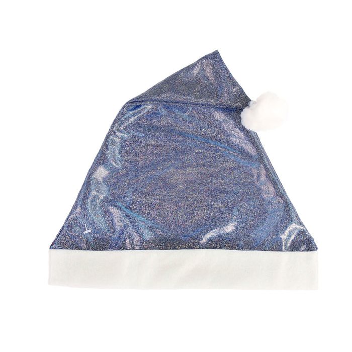 Колпак новогодний "Мерцание" синий 27*40 см