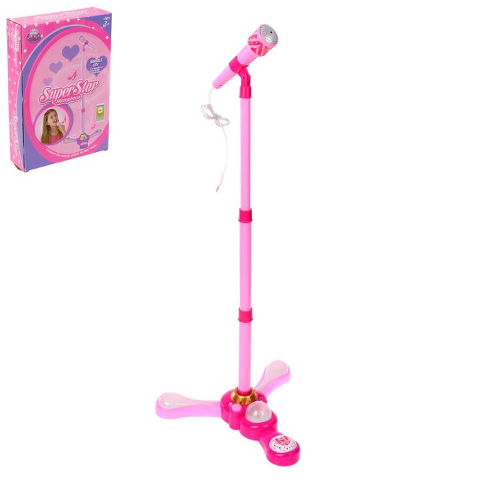 Микрофон на стойке "Дива", световые и звуковые эффекты