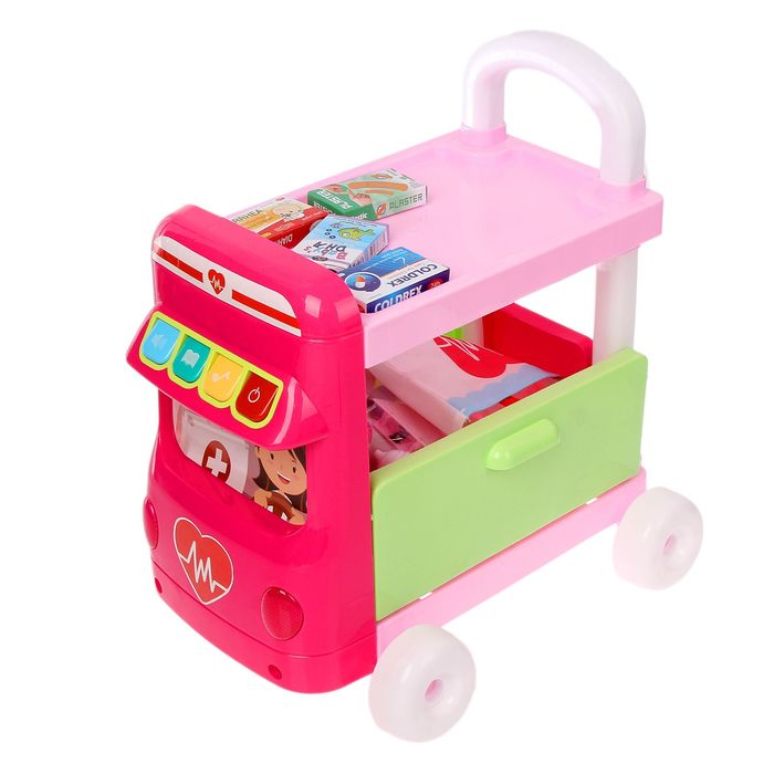 Игровой модуль на колёсах "Скороя помощь" с аксессуарами