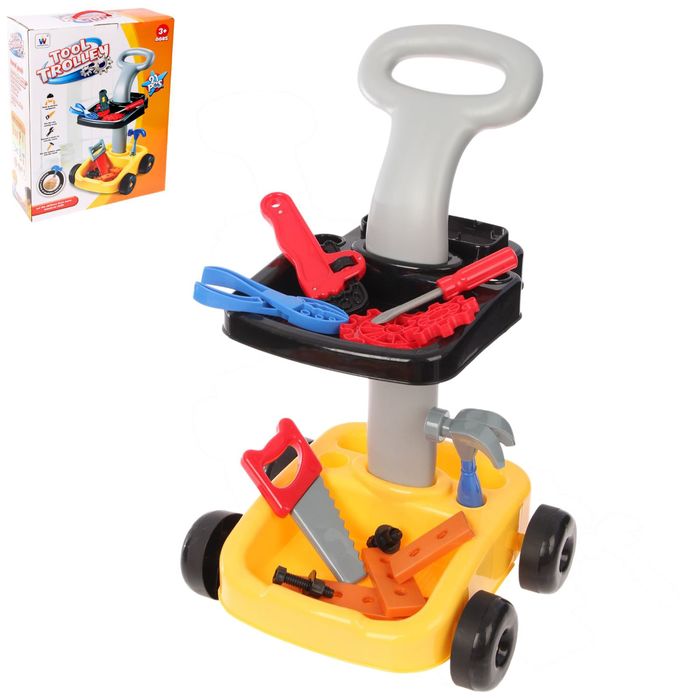 Игровой модуль-тележка "Юный инженер", 21 элемент