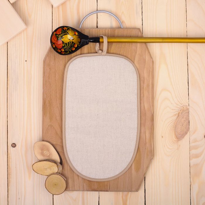 Прихватка - Саше Кофе 17х27 полулён шелкография