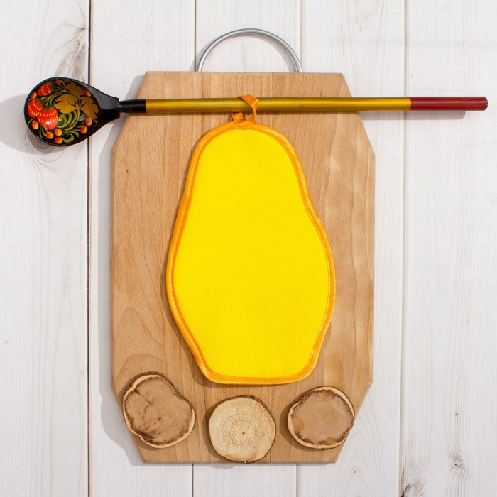 Прихватка "Матрёшка" (фотопечать), размер 24х14 см, полиэстер, хлопок 190г/м