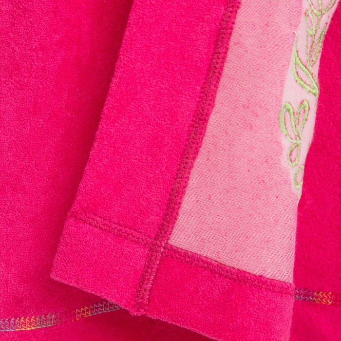 Килт(юбка) жен. махр. вышивка арт:КТР-2-В 80х150см., малина, трикотаж, Хл, 190г/м