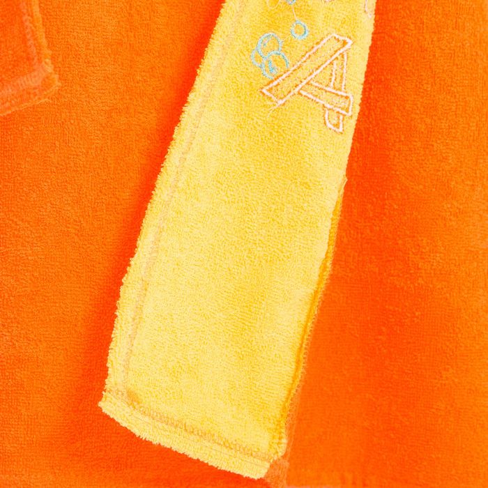 Набор д/сауны махр. жен. арт:НСМЖ-50, (Килт(юбка)80х160, полотенце 50х90) оранж, Хл,300г/м