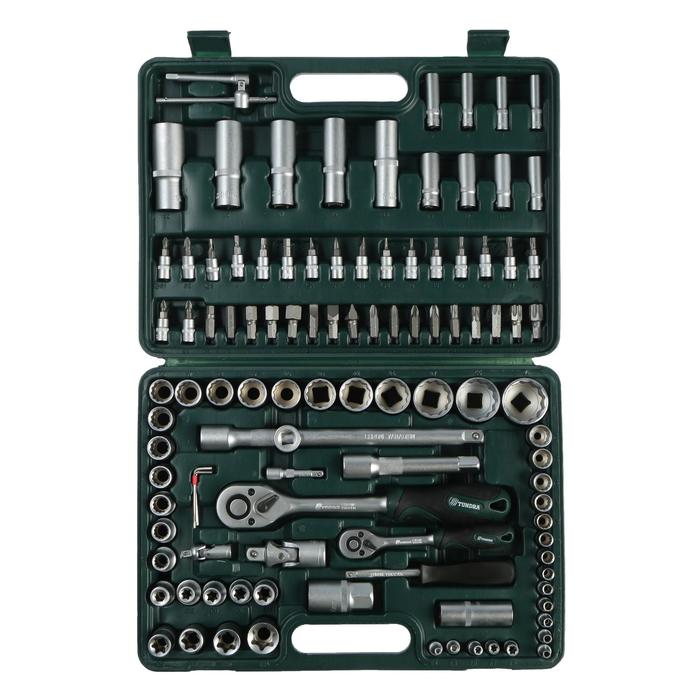 Набор инструмента TUNDRA Premium, универсальный в кейсе, 12-гранная, 108 пр.