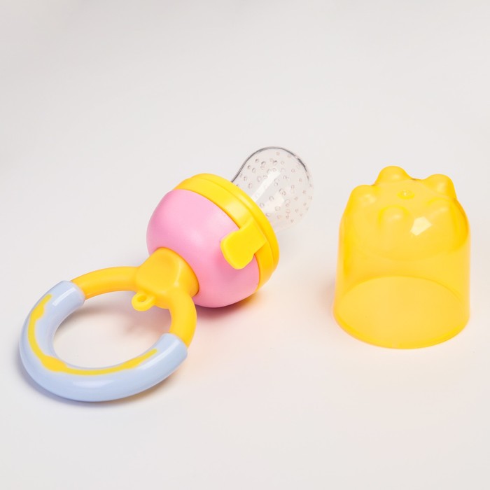 Ниблер силиконовый «Персик», цвет жёлтый