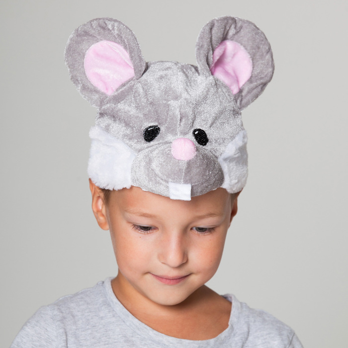 Карнавальная шапка "«Мышонок»" обхват головы 52-57см