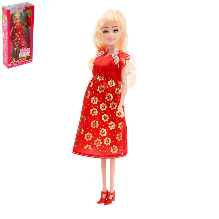 Кукла модель "Анечка" беременная, с аксессуарами, МИКС