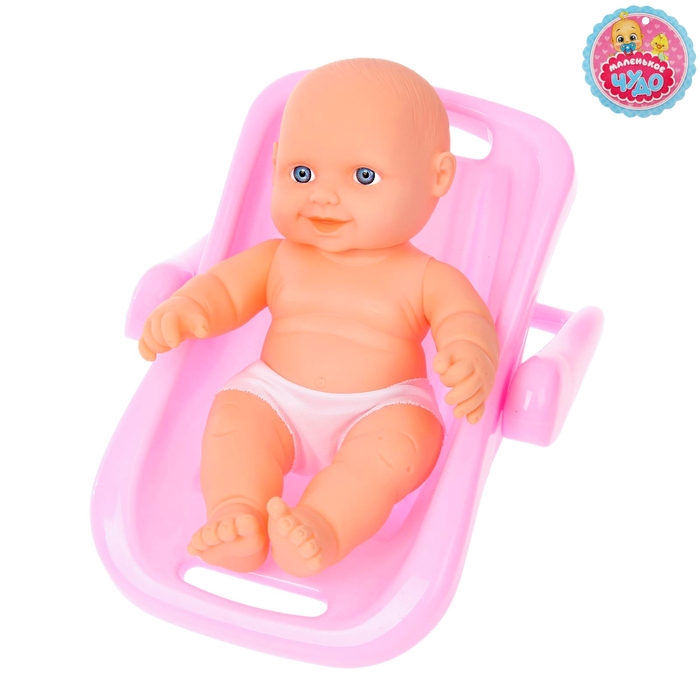 Пупс "Милый малыш" с переноской