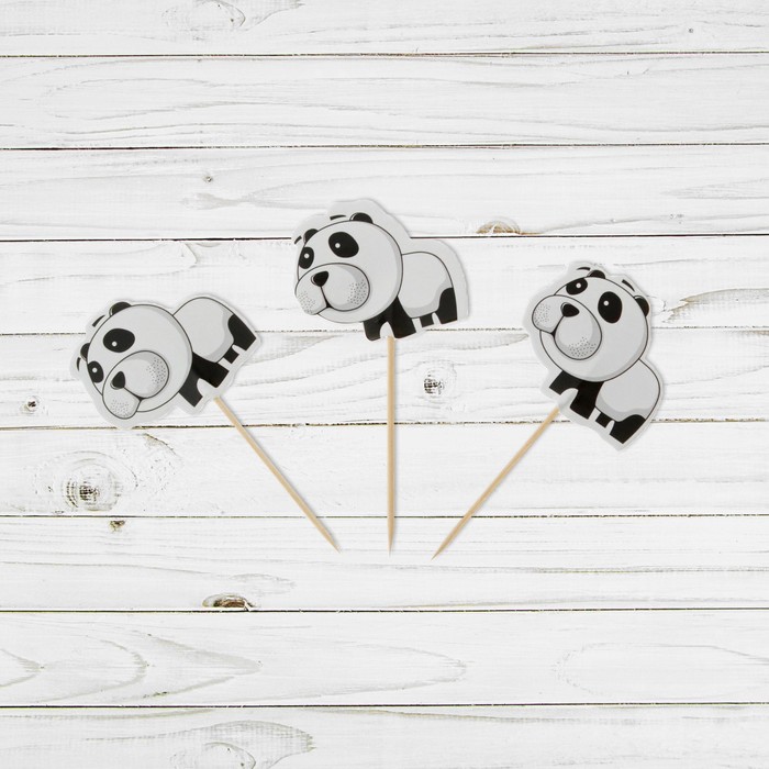 Пика для канапе "Песик", набор 24 шт.