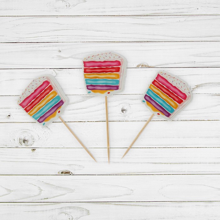 Пика для канапе "Торт", набор 24 шт.