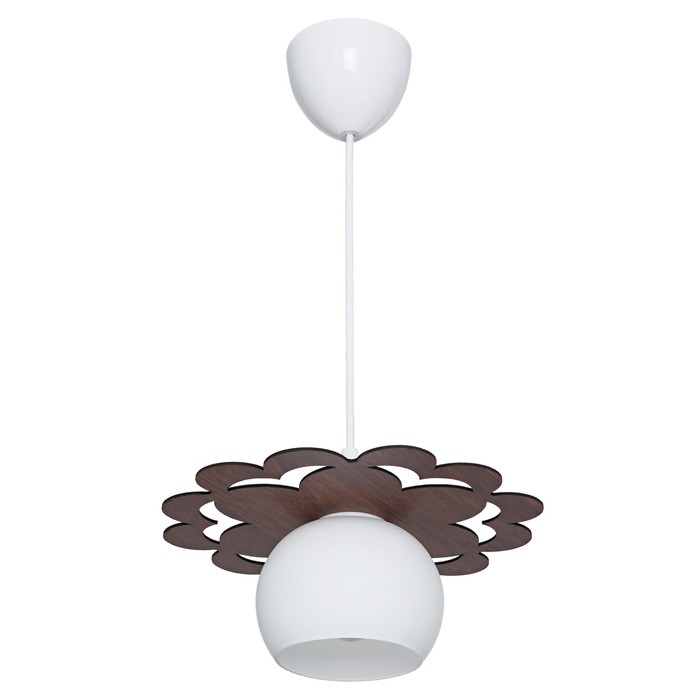 Светильник подвесной "Натали" 1 лампа Е27 коричневый,золотой 25х25х68