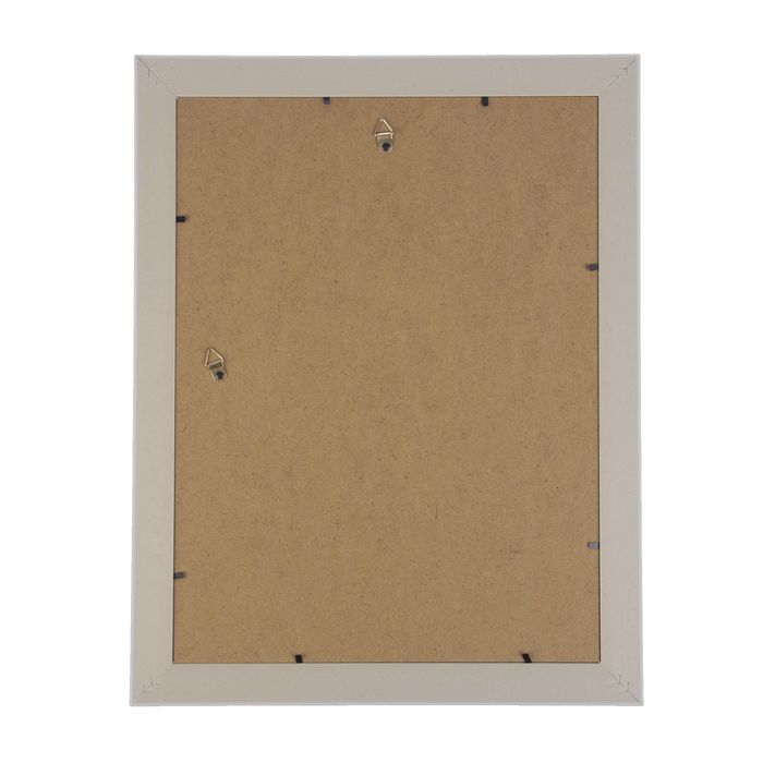 Фоторамка пластик 30х40 см "Золотой узор на белом песке" 46х36 см