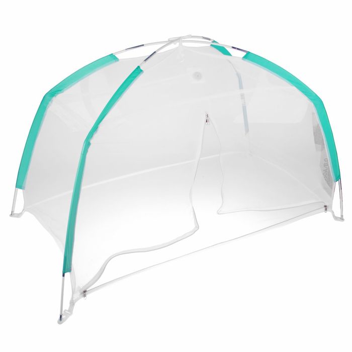 Манеж-палатка для ребёнка, москитная сетка на молнии, цвета МИКС