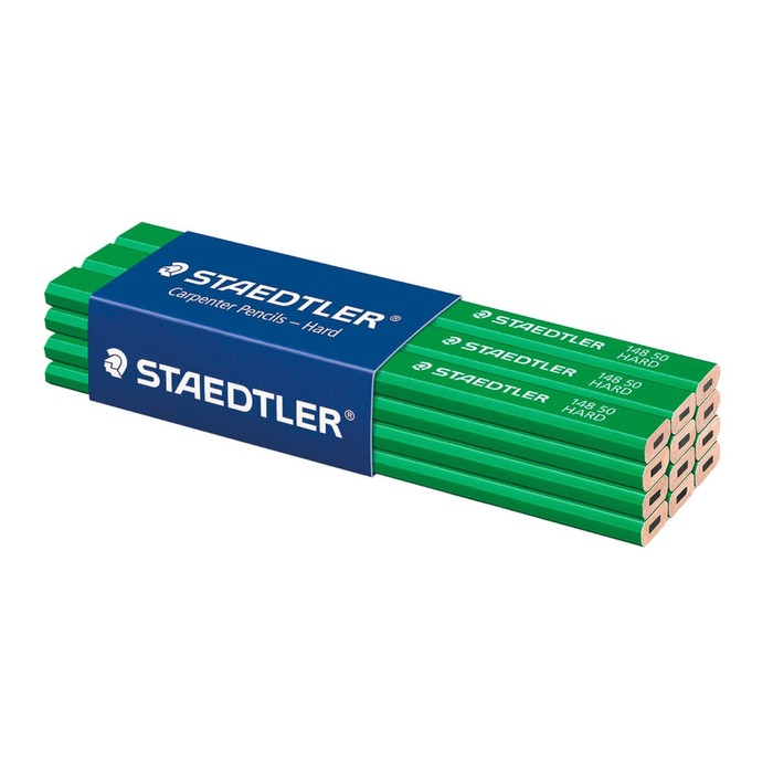 Карандаш специальный Staedtler, столярный, 175 мм, толщина письма 1-2 мм, твёрдость 6H
