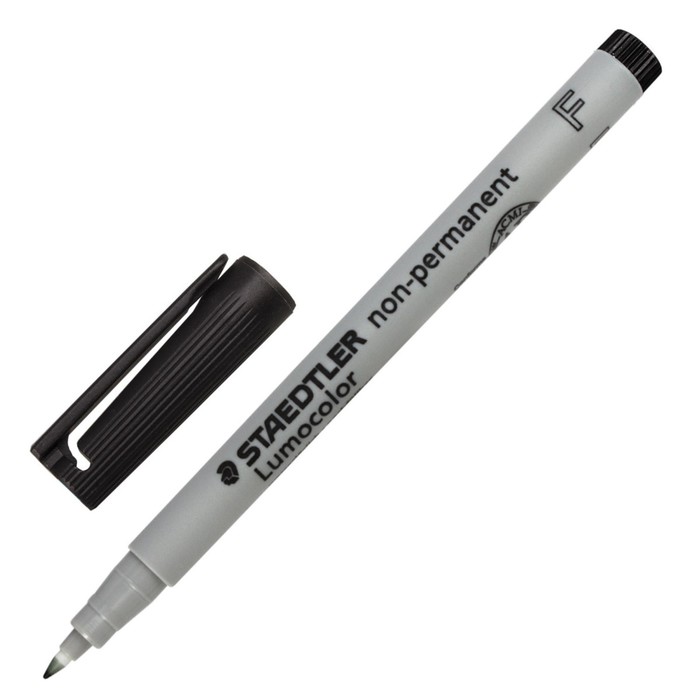 Маркер универсальный 0,6 мм Staedtler Lumocolor, чёрный