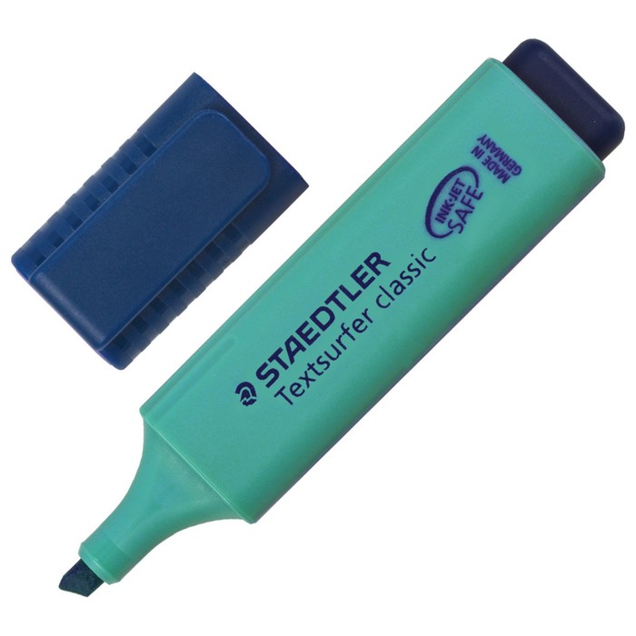 Маркер-текстовыделитель 5.0 мм Staedtler Textsurfer classic, неон бирюзовый 364-35
