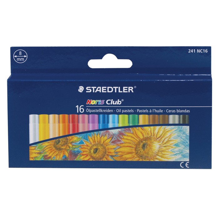 Пастель художеств масляная 16цв Noris Club в картонной коробке, европодв 241 NC16 268780