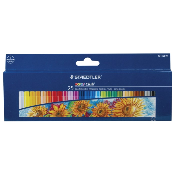 Пастель художеств масляная 25цв Noris Club в картонной коробке, европодв 241 NC25 268780