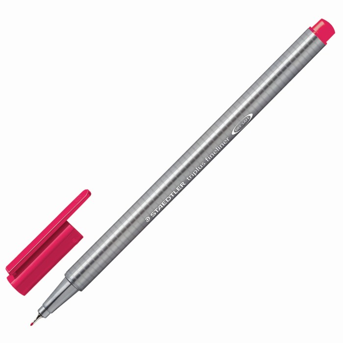 Ручка капиллярная Staedtler 0,3 мм, трехгран, линер, бордовая 334-23