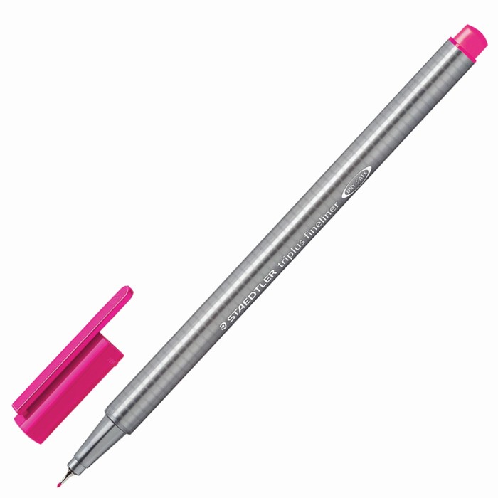 Ручка капиллярная Staedtler 0,3 мм, трехгран, линер, пурпурная 334-20