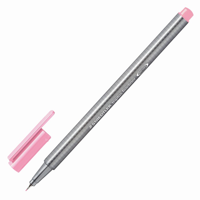 Ручка капиллярная Staedtler 0,3 мм, трехгран, линер, светло-розовая 334-21