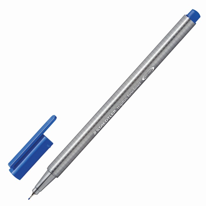 Ручка капиллярная Staedtler 0,3 мм, трехгран, линер, синий фаянс 334-63