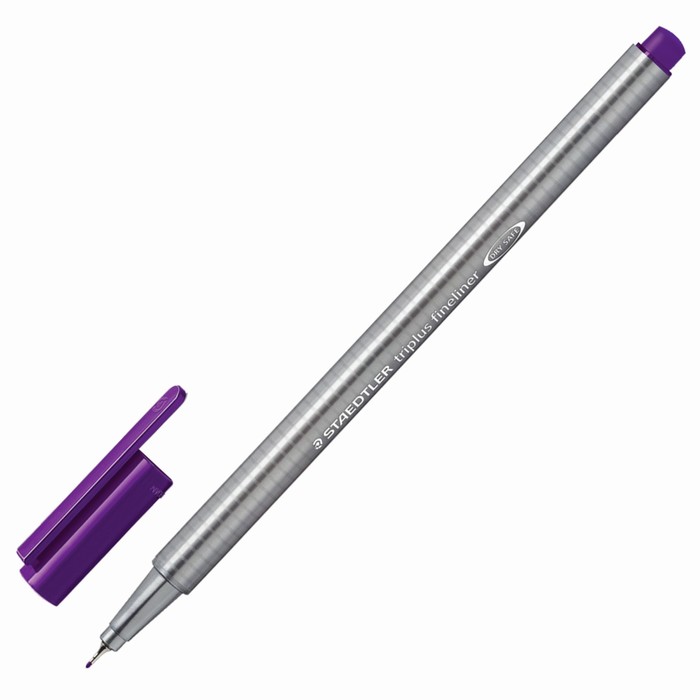 Ручка капиллярная Staedtler 0,3 мм, трехгран, линер, фиолетовая 334-6