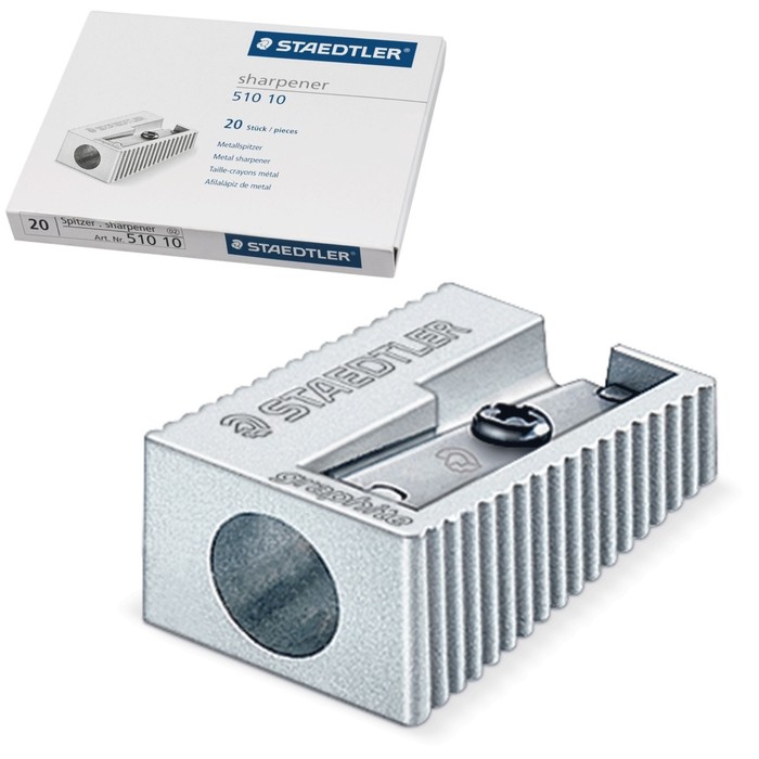 Точилка Staedtler 1 отверстие, клиновидная, металл 510 10